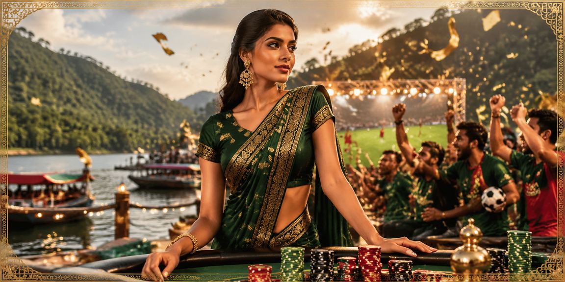 রাঙামাটিতে বাংলাদেশি মডেলের সাথে ক্যাসিনো বেটিং দৃশ্য